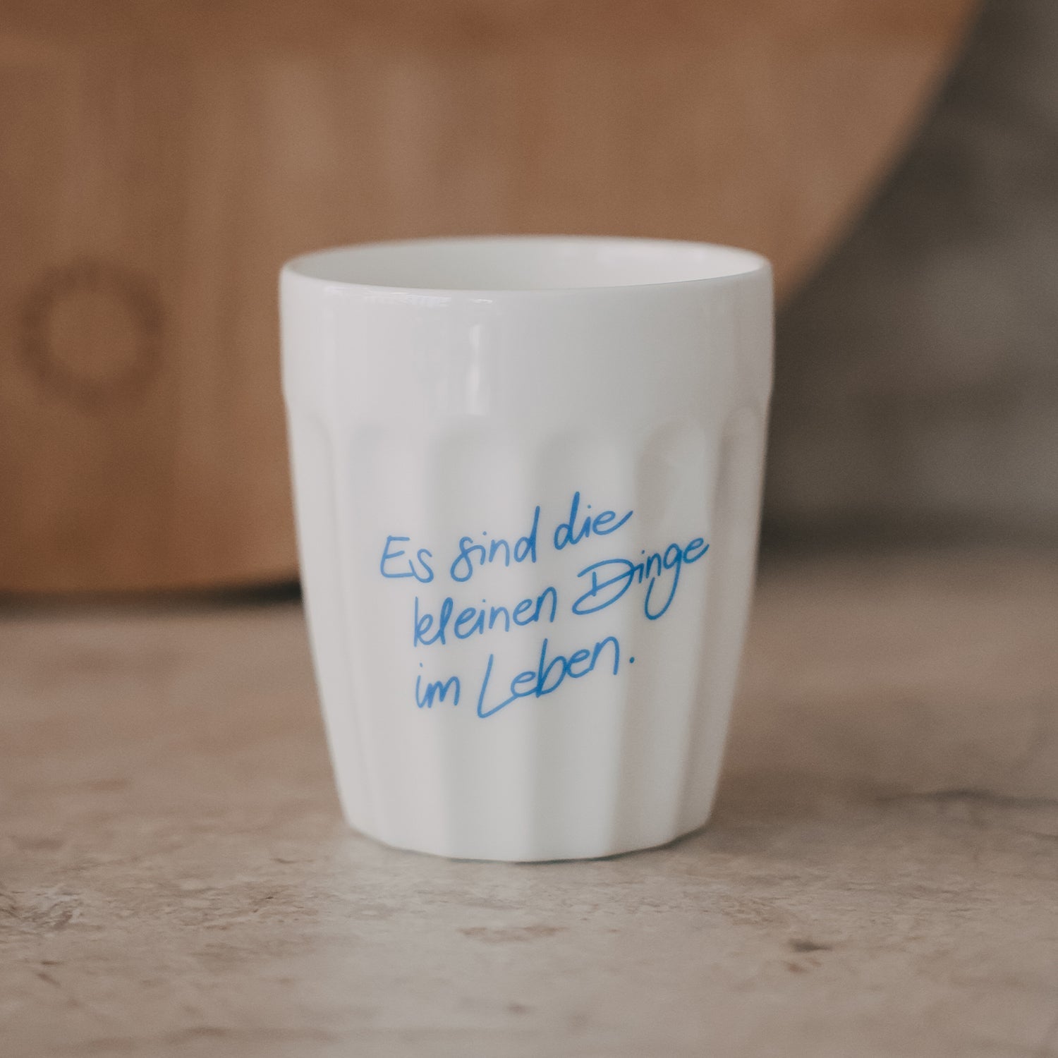 Becher Kleine Dinge hellblau