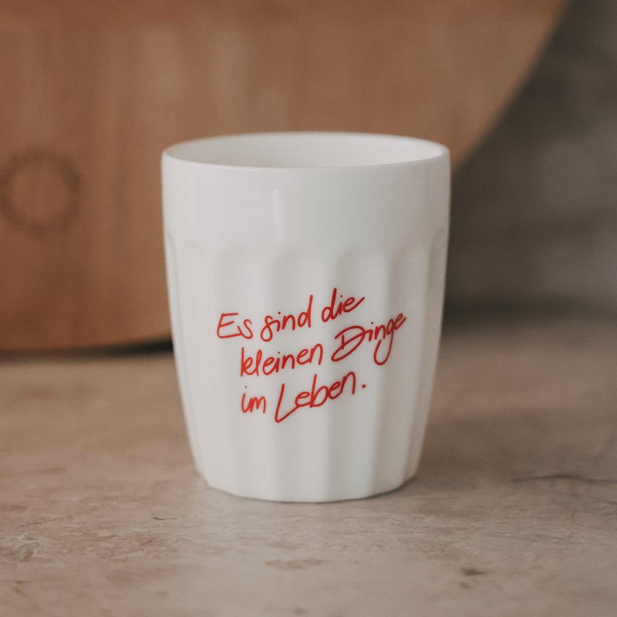 Becher Kleine Dinge rot