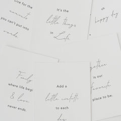 Kartenset Quotes 6er Set