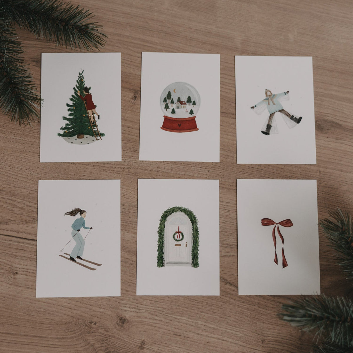 Kartenset Christmas Love im 6er Set