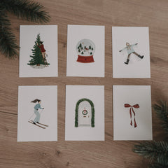 Kartenset Christmas Love im 6er Set