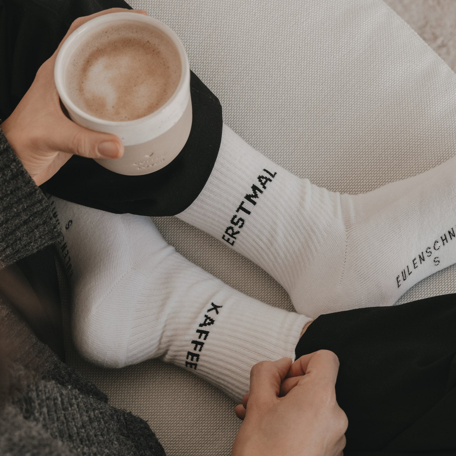 Socken Erstmal Kaffee