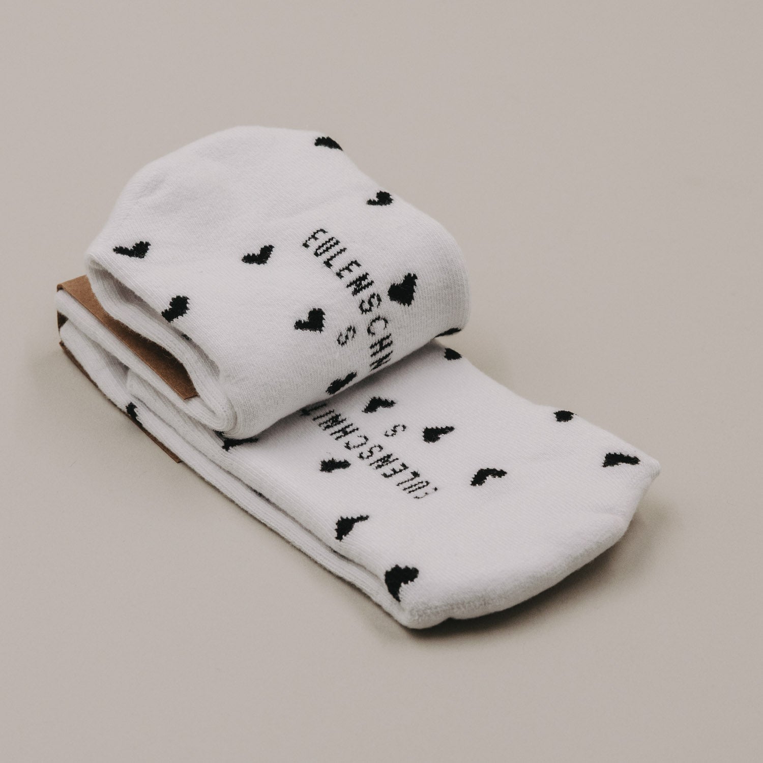 Socken Allover Herzen schwarz
