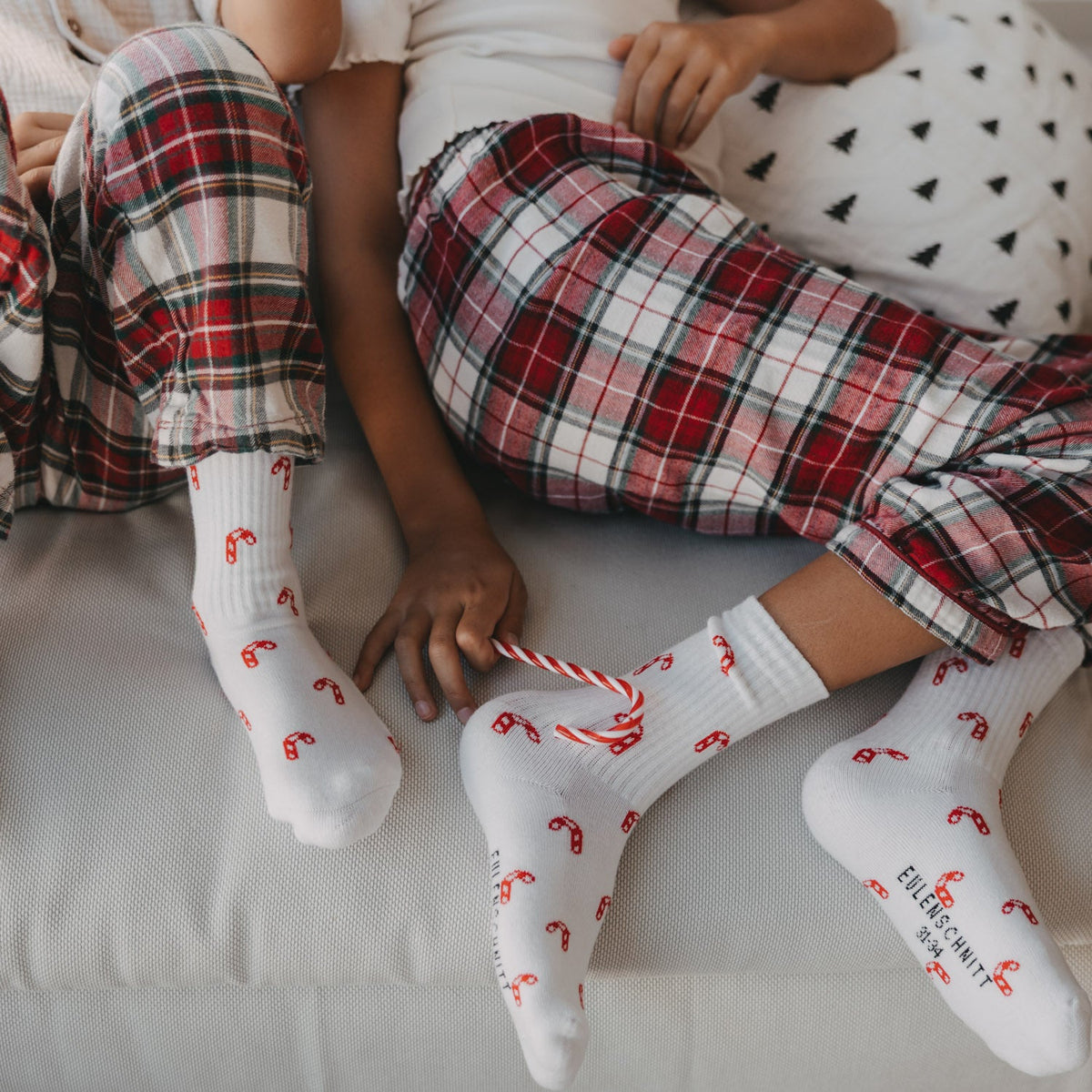 Kindersocken Allover Zuckerstange