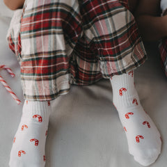 Kindersocken Allover Zuckerstange
