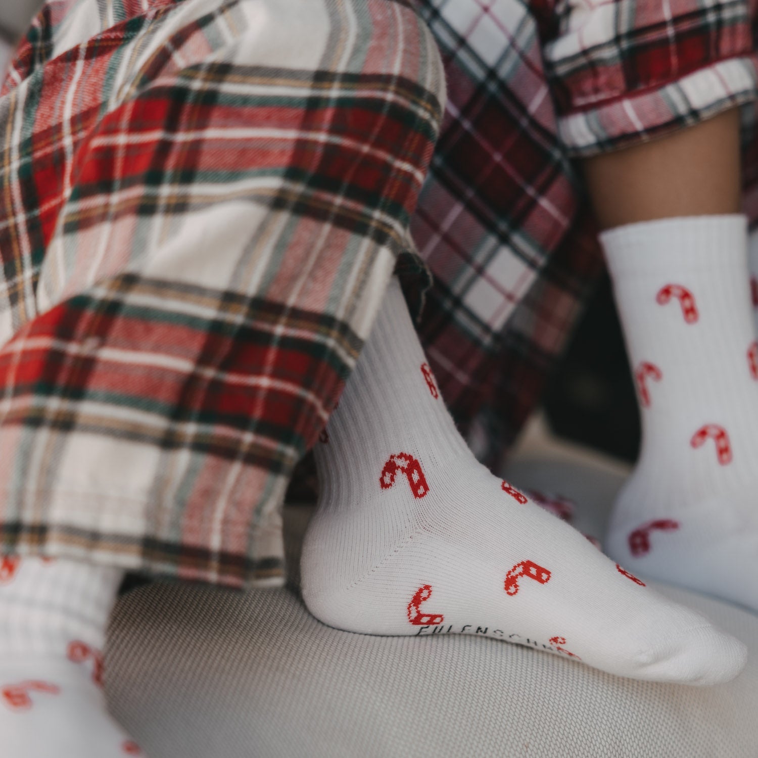 Kindersocken Allover Zuckerstange