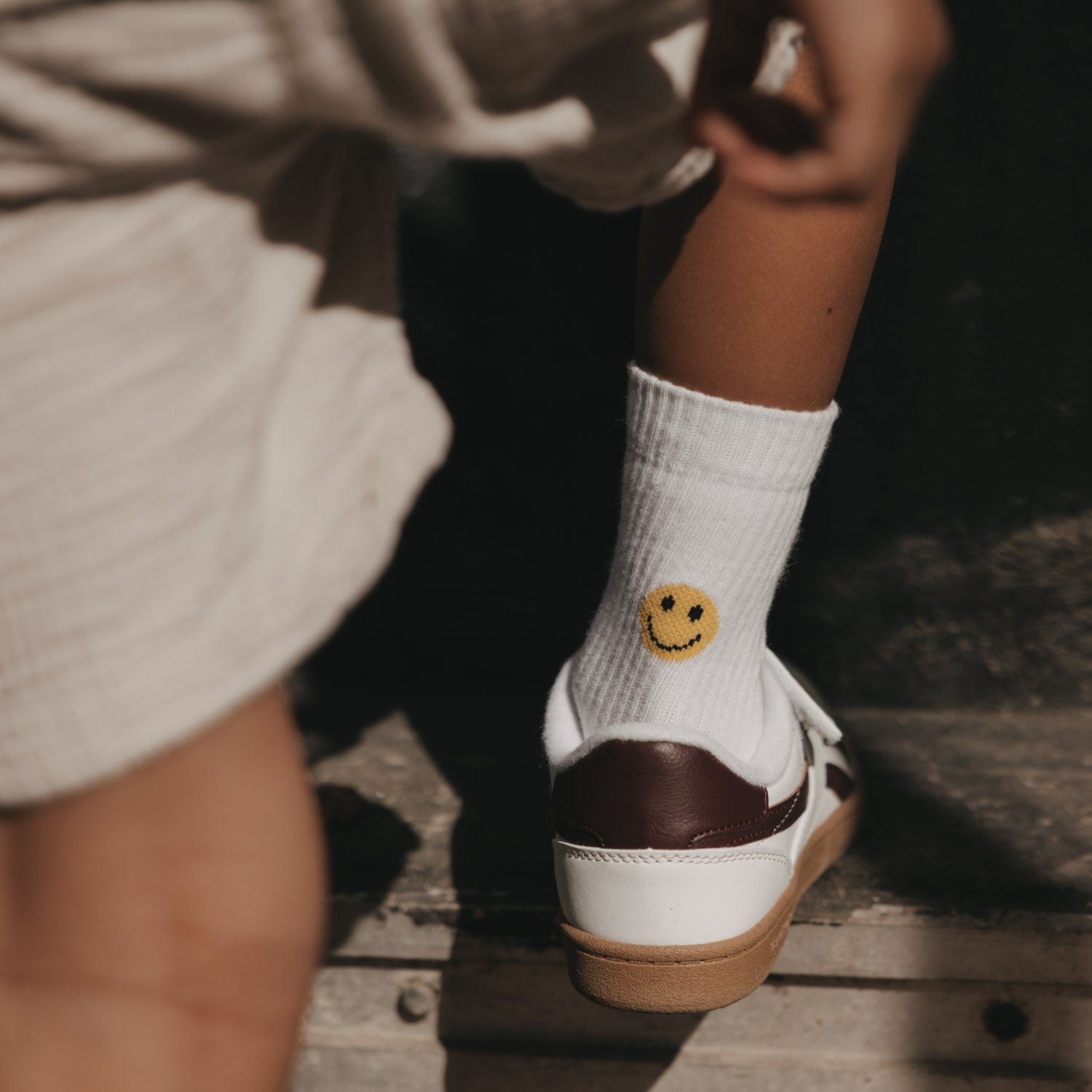 Kindersocken Smiley