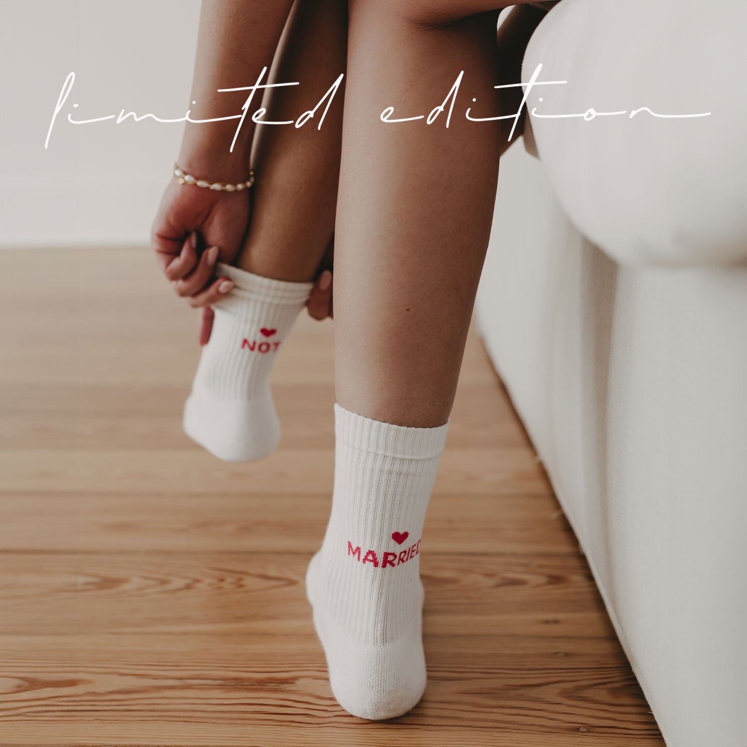 Limitierte Socken Not Married