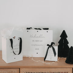 Geschenktüte Weihnachten ist verschiedene Größen