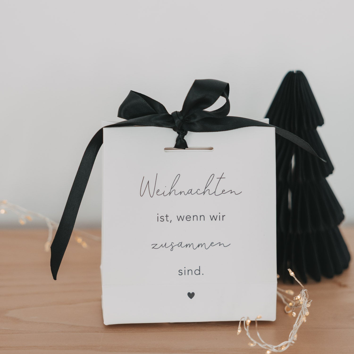Geschenktüte Weihnachten ist verschiedene Größen