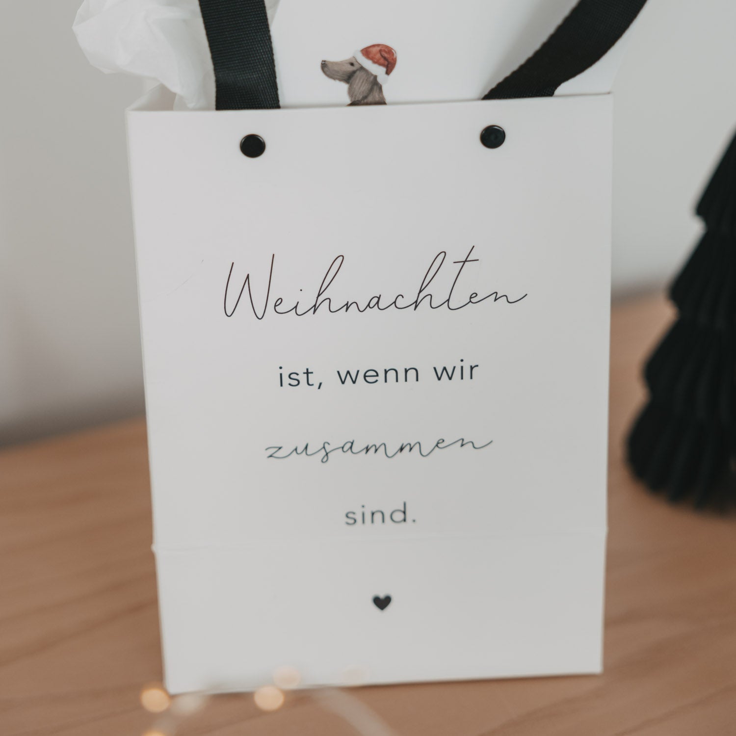 Geschenktüte Weihnachten ist verschiedene Größen