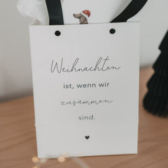 Geschenktüte Weihnachten ist verschiedene Größen