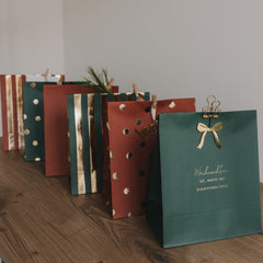 Papiertüten Weihnachten M im 6er Set